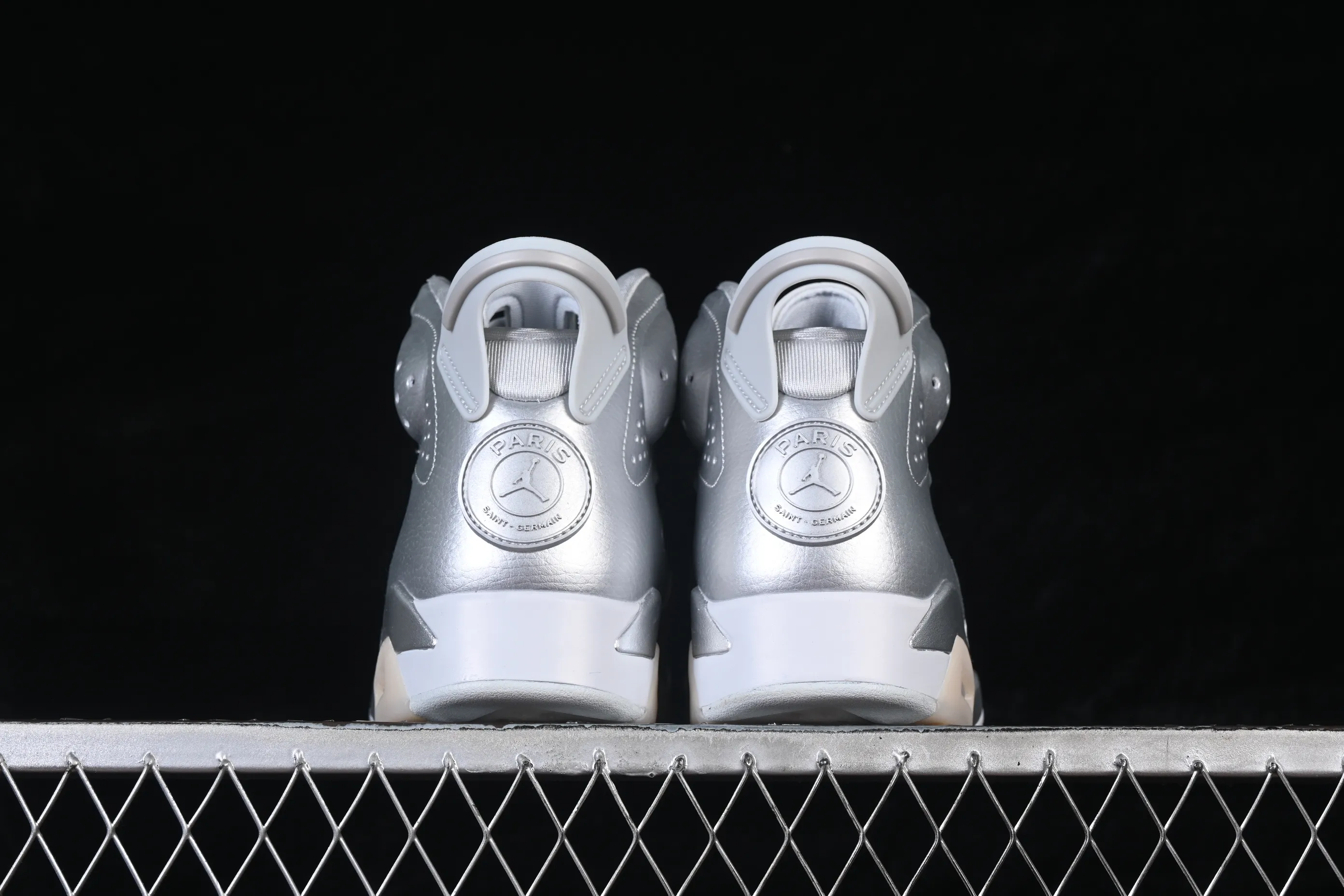All categories Air Jordan Jordan series basketball shoes Air Jordan 6 PSG x Air Jordan 6 Retro AJ6 Joe 6 Liquid Silver Paris IQ5135-010